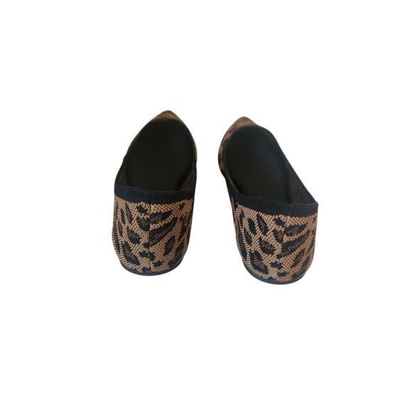 MIA Women's Corrine Ballet Knit Flats Leopard Comfort Flat 9 - Picture 5 of 6
